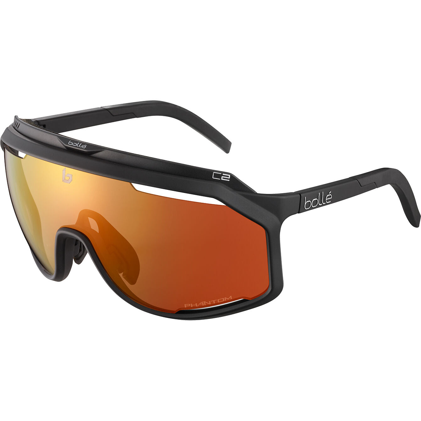 Bolle CHRONOSHIELD - Black Matte - Phantom Brown Red Photochromic