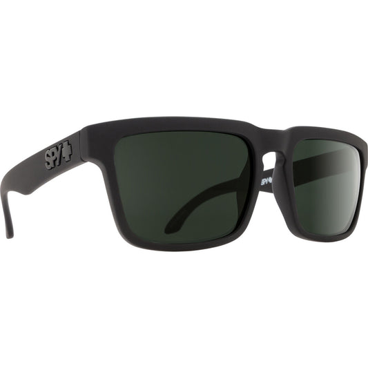 SPY Helm Soft Matte Black - HD Plus Gray Green