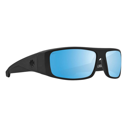 SPY Logan Matte Black - HappyBoost Bronze Polar Ice BlueSpectra Mirror