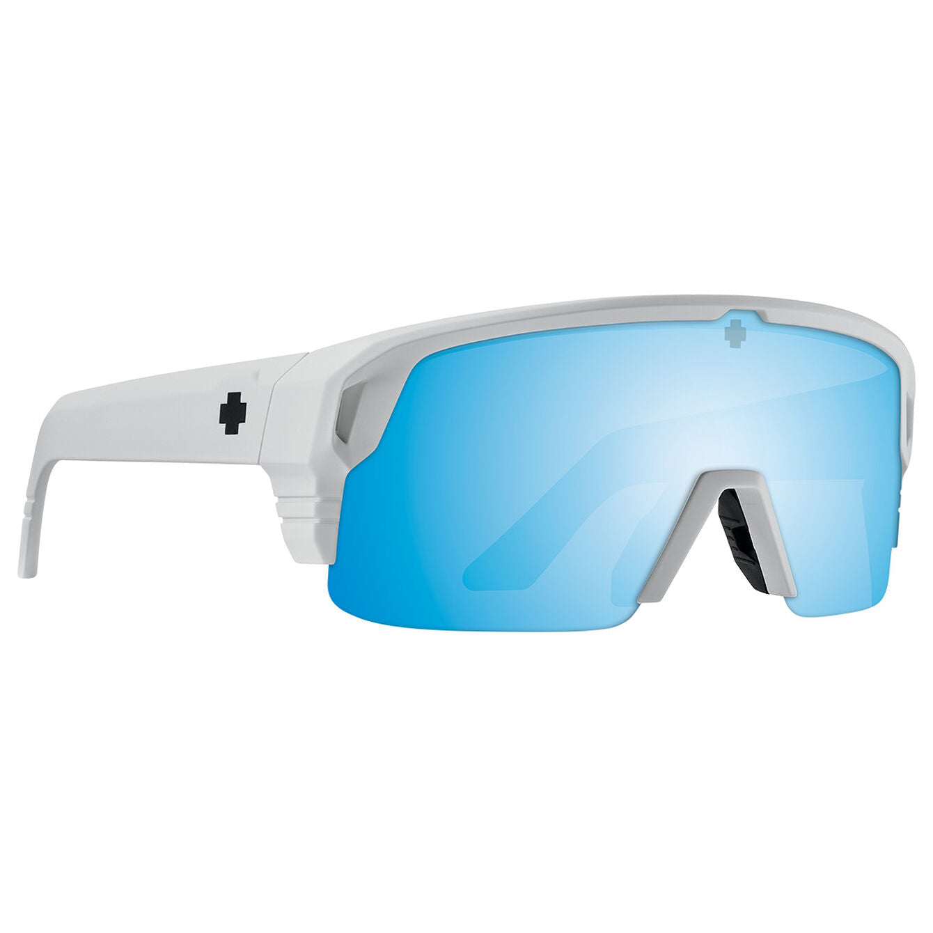SPY Monolith 5050 Matte White - Happy Boost Bronze Polar Ice Blue Spectra Mirror