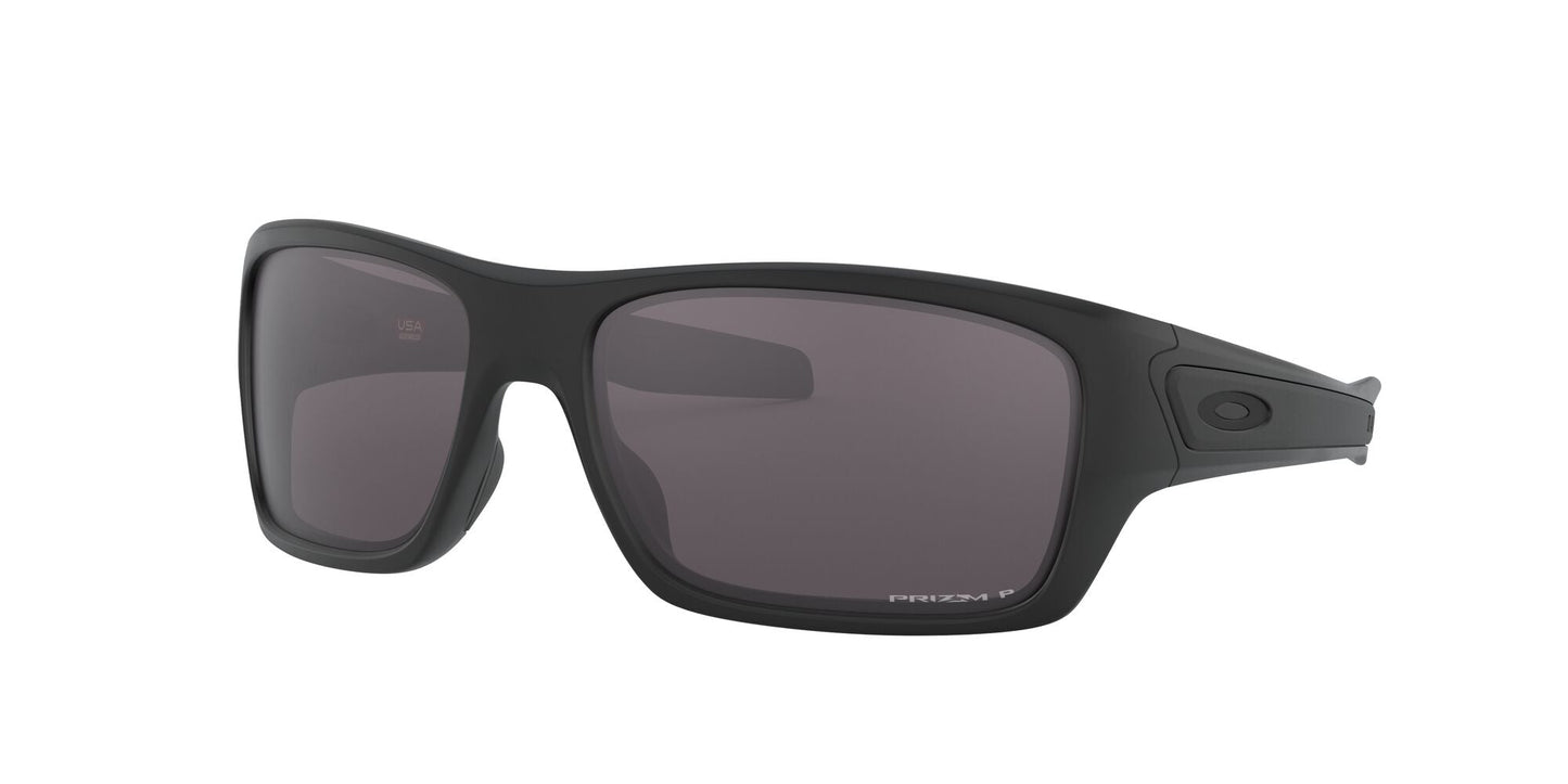OAKLEY Turbine Matte Black w/ Prizm Grey Polarized