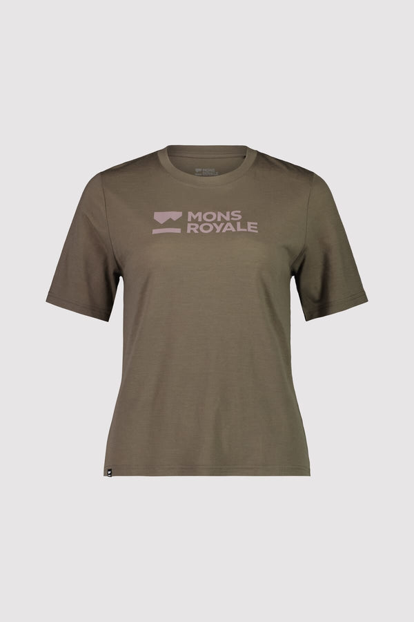 Mons Royale - Women's Icon Relaxed Tee - Walnut