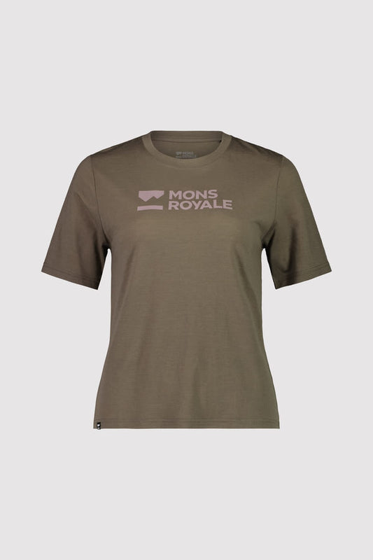 Mons Royale - Women's Icon Relaxed Tee - Walnut