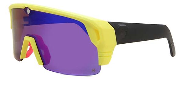 SPY Monolith 5050 Matte Neon Yellow Happy Bronze Purple Spectra Mirror