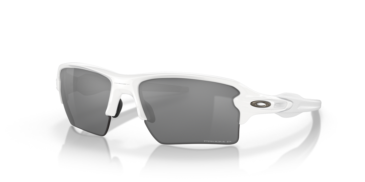 Oakley Flak 2.0 XL Polished White w/ Black Prizm polarized