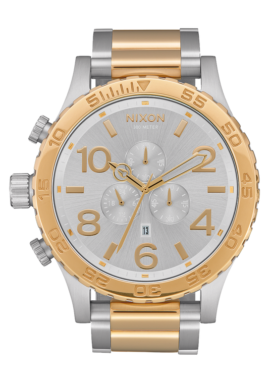 Nixon 51-30 Chrono Silver / Gold