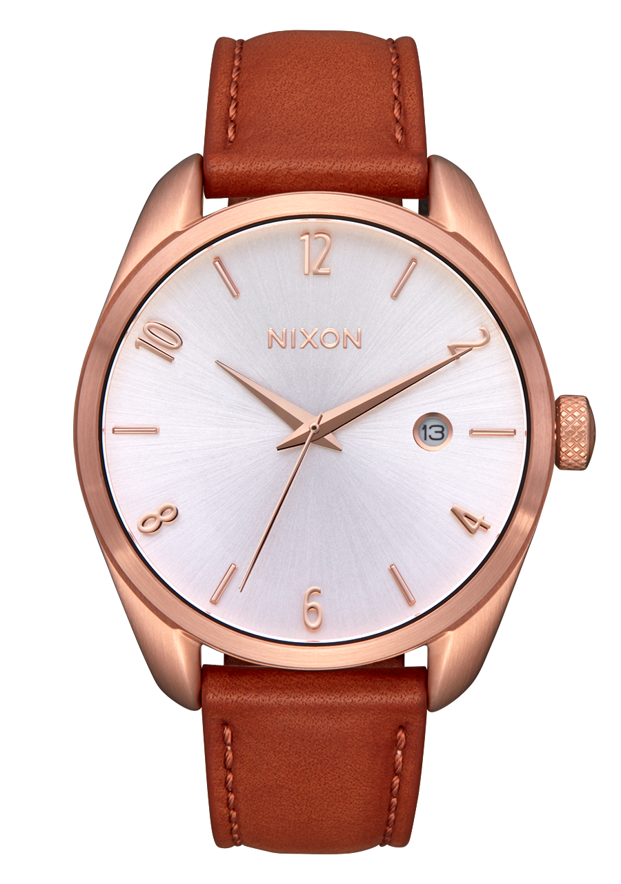 Nixon Thalia Leather Rose Gold / White