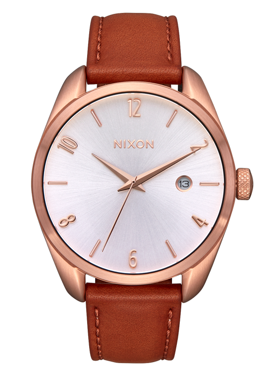 Nixon Thalia Leather Rose Gold / White