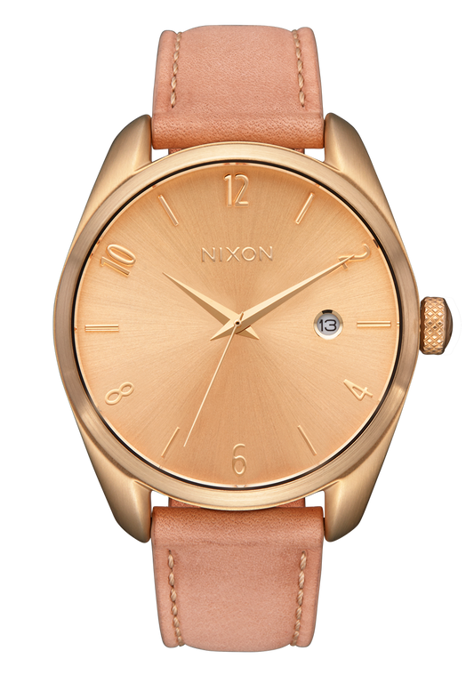 Nixon Thalia Leather Light Gold / Tan
