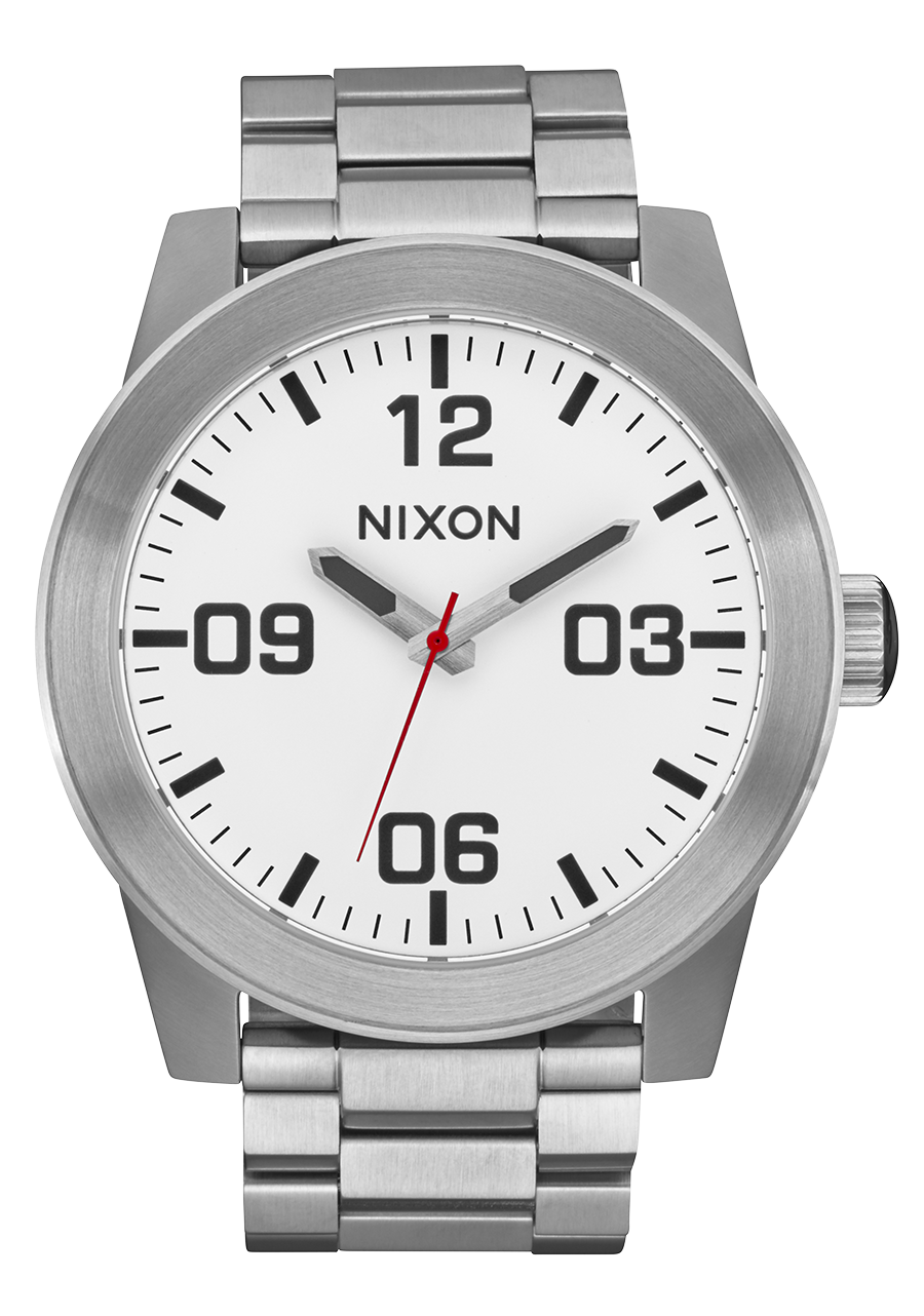 Nixon Corporal SS White / Silver