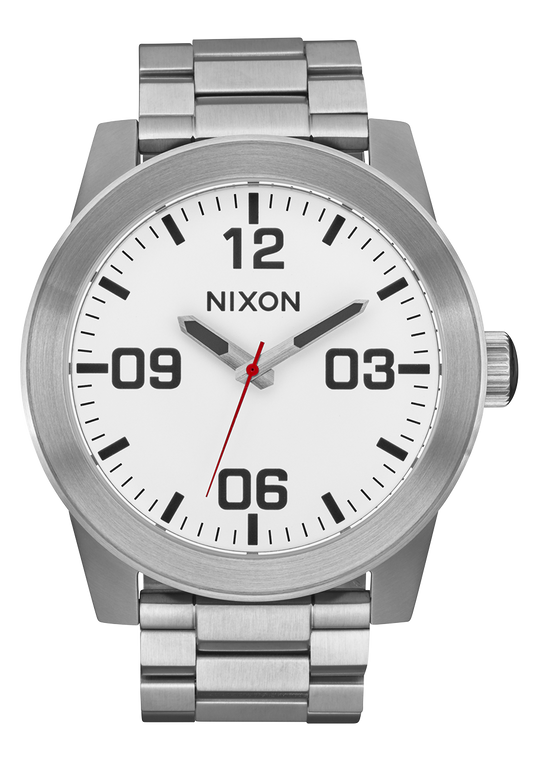 Nixon Corporal SS White / Silver
