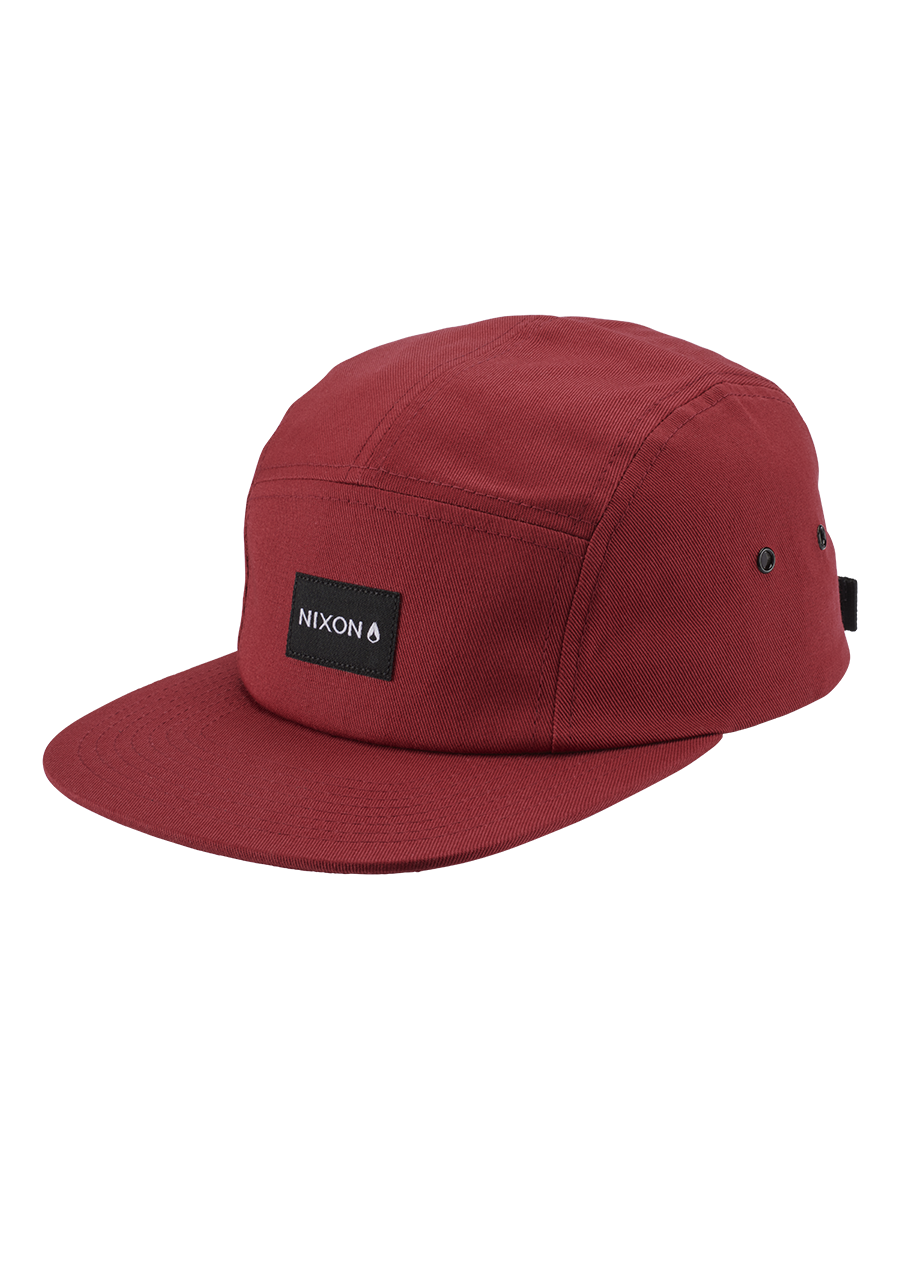 Nixon Mikey Strapback Hat Burgundy
