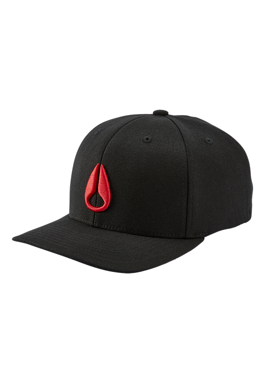 Nixon Deep Down Snapback Black / Red