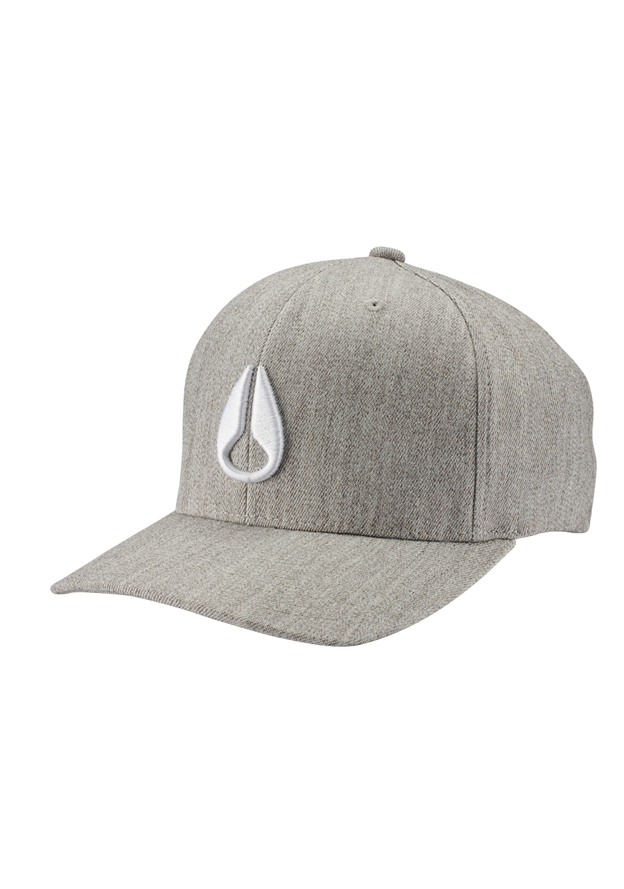 Nixon Deep Down Snapback Heather Gray / White