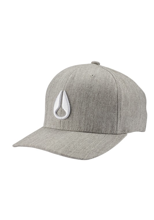 Nixon Deep Down Snapback Heather Gray / White