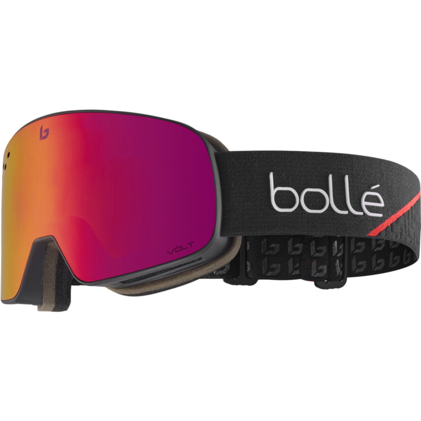 Bolle NEVADA Matte Race Black - Volt Ruby