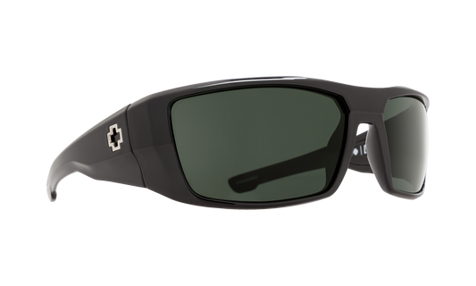 SPY DIRK SOFT MATTE BLACK - HAPPY GRAY GREEN POLAR