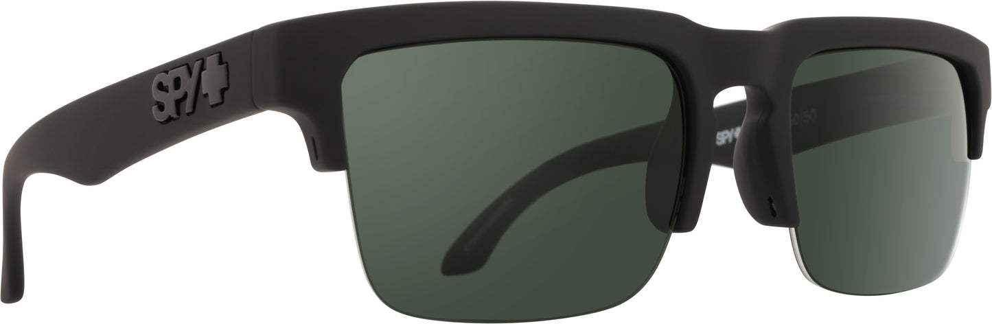 SPY HELM 5050 SOFT MATTE BLACK - HAPPY GRAY GREEN POLAR