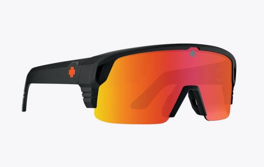 SPY MONOLITH 5050 MATTE BLACK HAPPY BRONZE ORANGE SPECTRA MIRROR